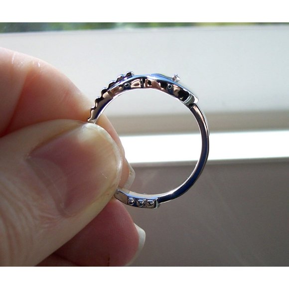 925 STERLING SILVER Acoustic Guitar Musician Ring - Picture 6 of 14